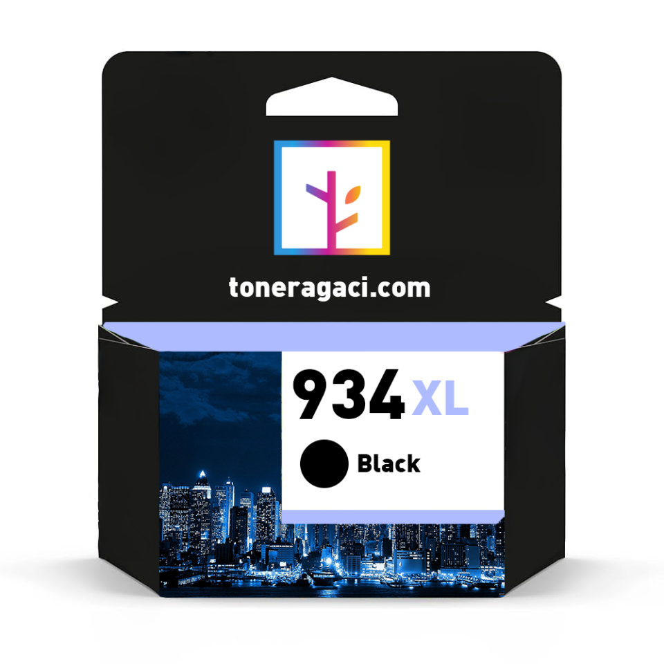 Hp 934XL-C2P23AE Siyah Muadil Kartuş