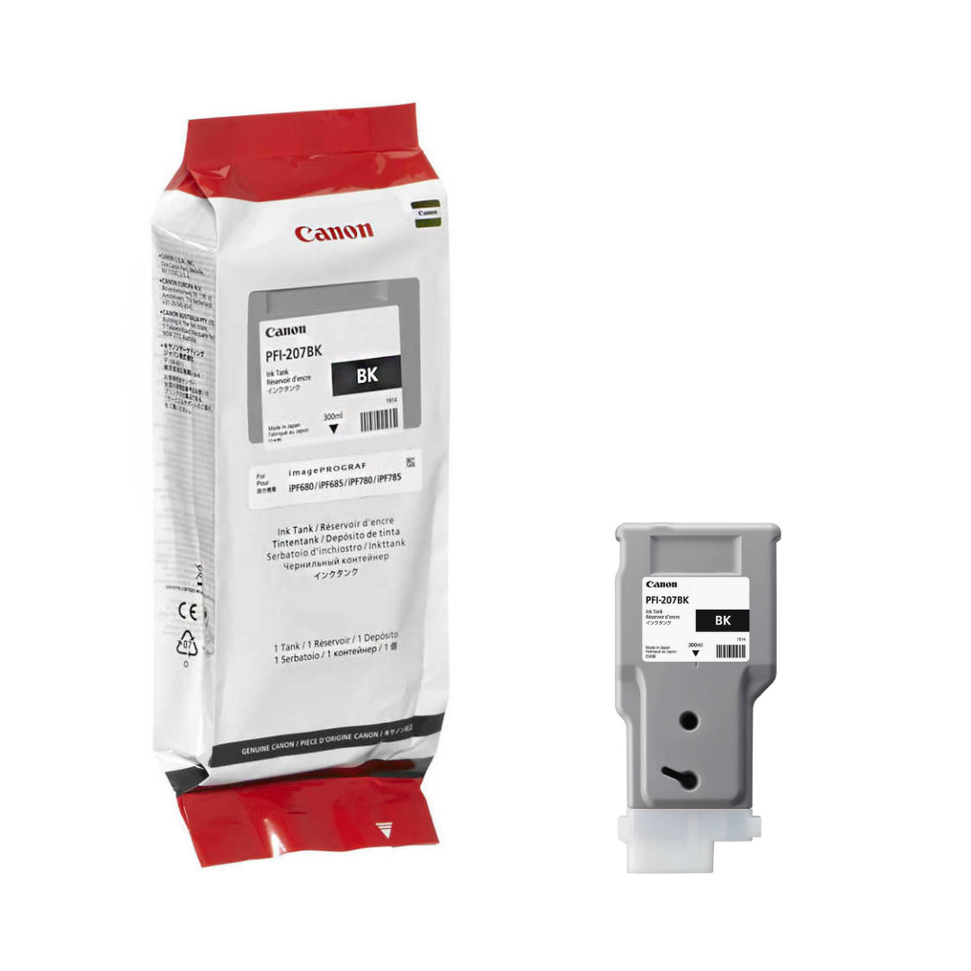 Canon PFI-207BK Siyah Orjinal Kartuş