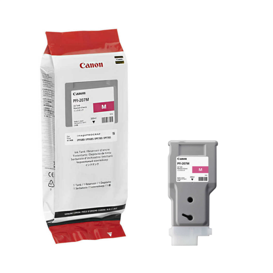 Canon PFI-207M Kırmızı Orjinal Kartuş