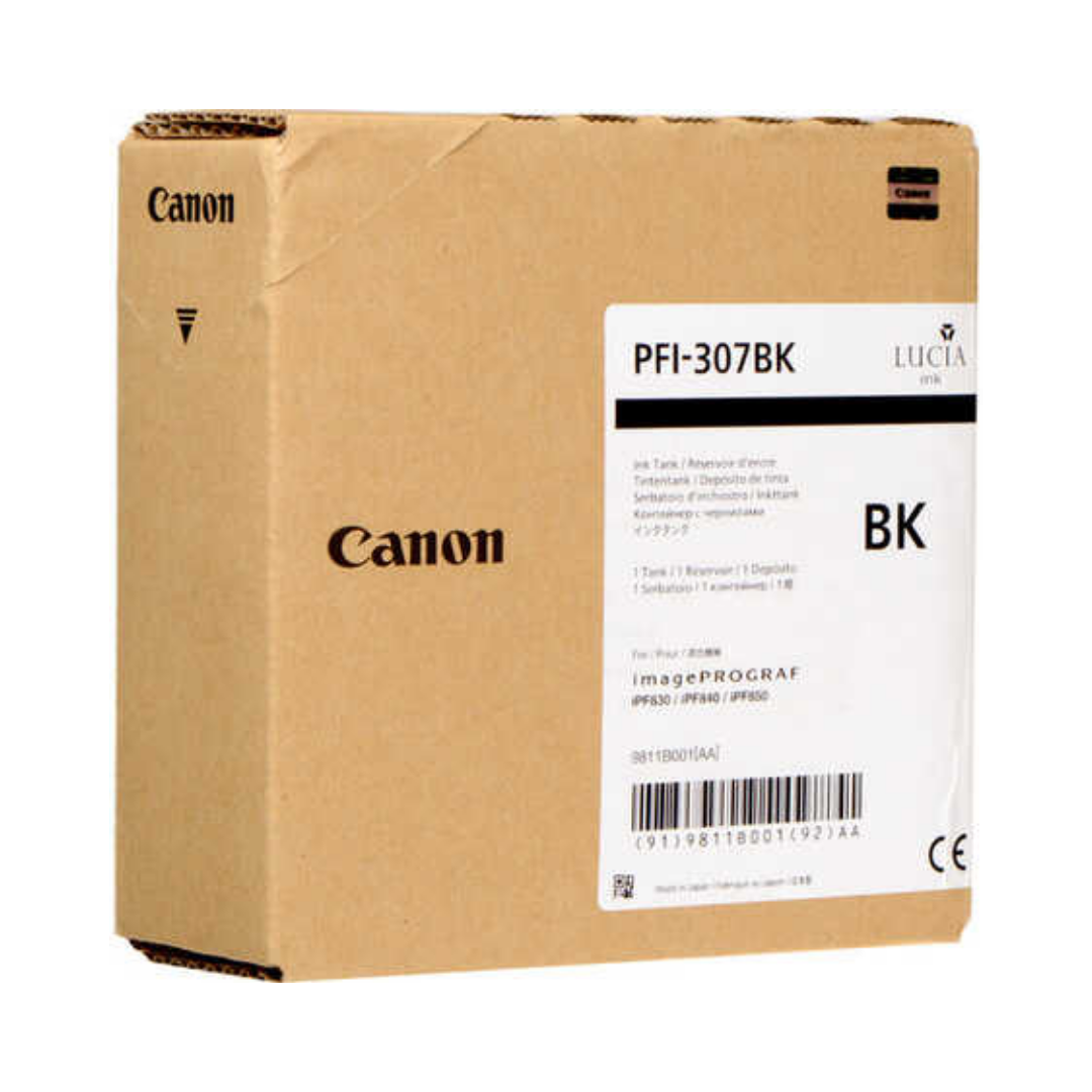 Canon PFI-307BK Siyah Orjinal Kartuş