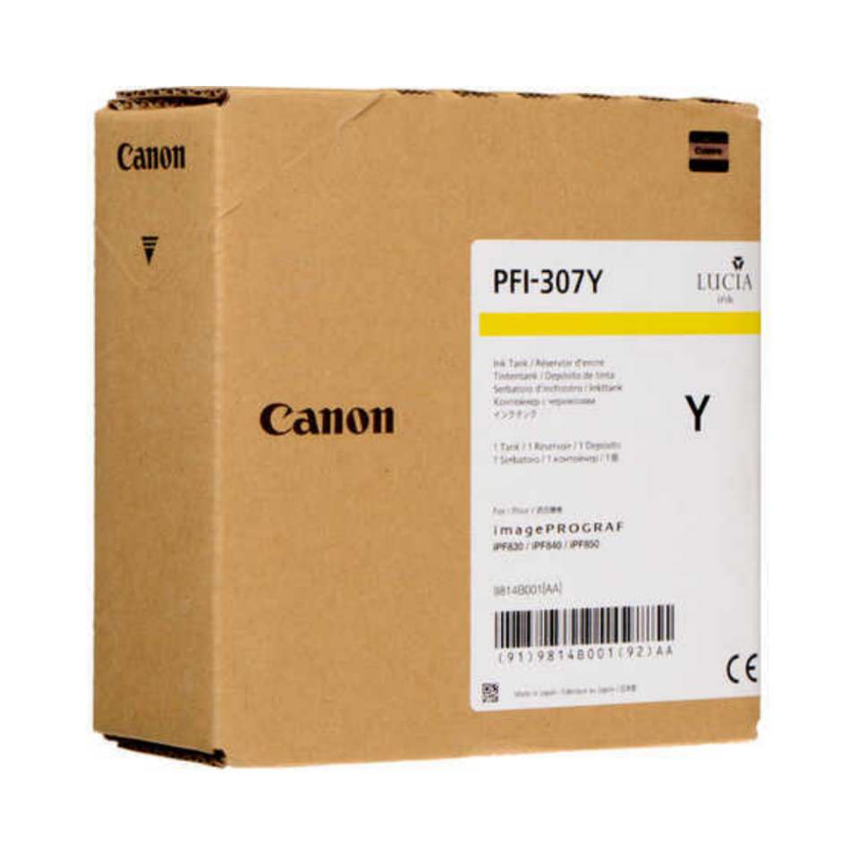 Canon PFI-307Y Sarı Orjinal Kartuş