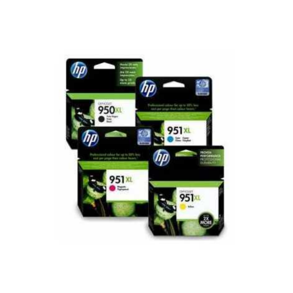 Hp 950XL Siyah 951XL Renkli Orjinal Kartuş Paketi