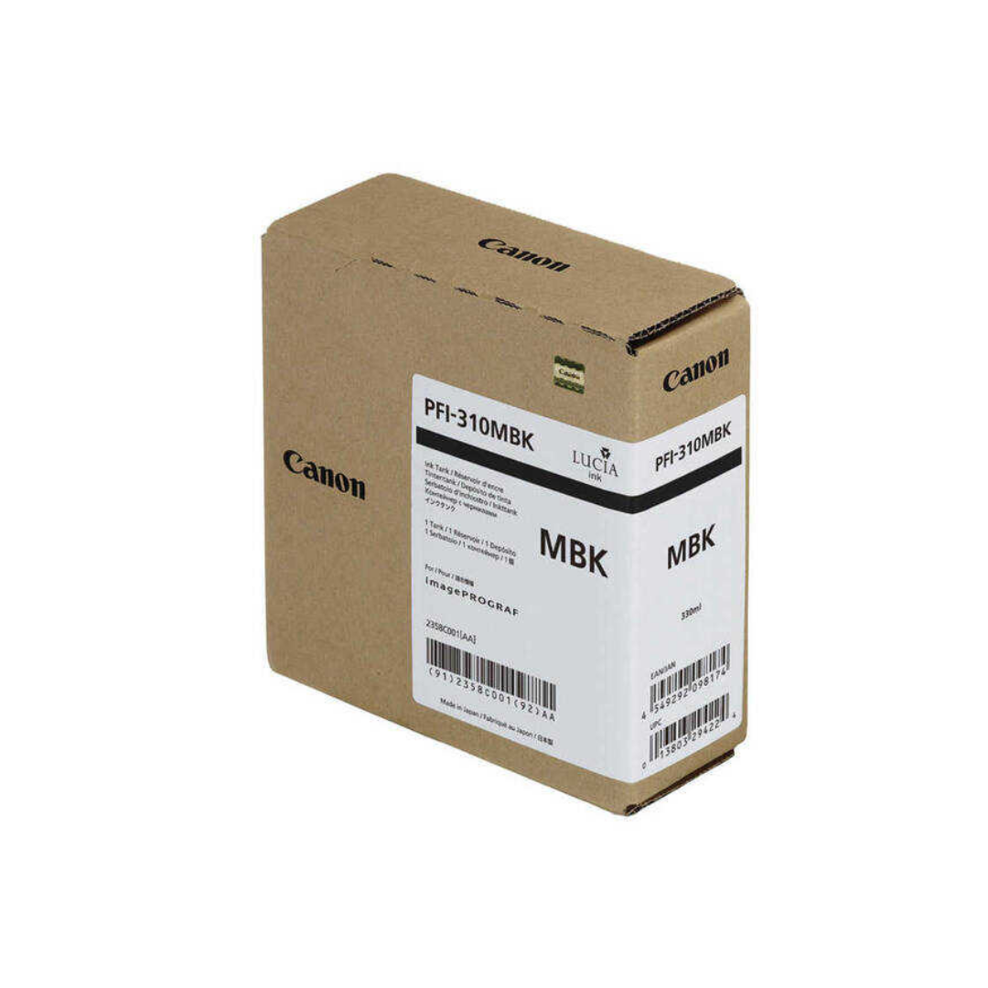 Canon PFI-310MBK/2358C001 Mat Siyah Orjinal Kartuş