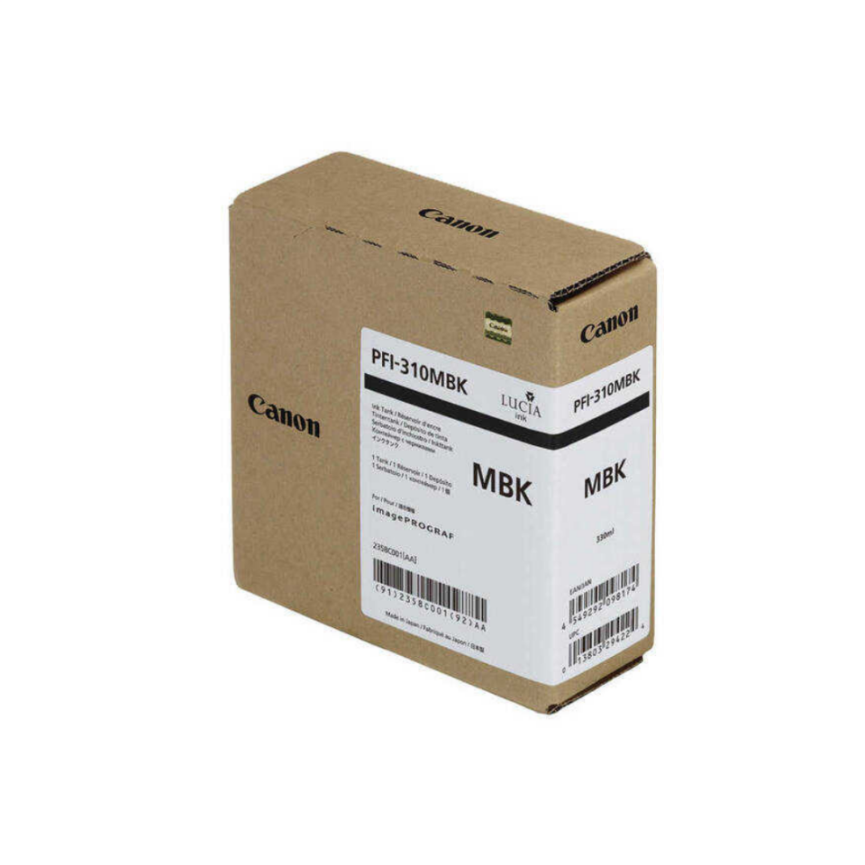 Canon PFI-310MBK/2358C001 Mat Siyah Orjinal Kartuş