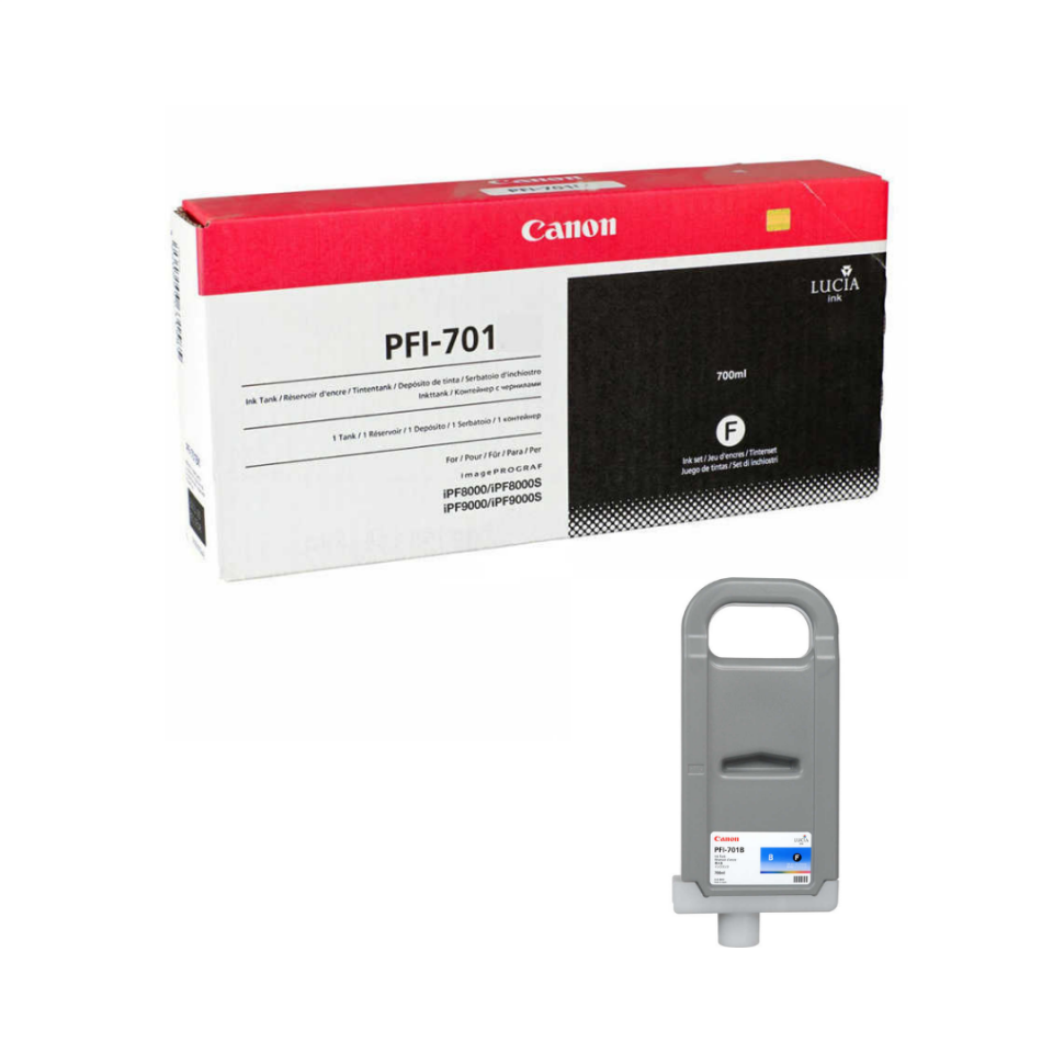Canon PFI-701B Blue Orjinal Kartuş