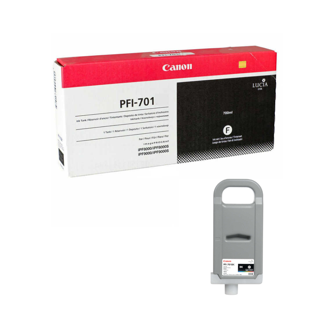 Canon PFI-701BK Siyah Orjinal Kartuş