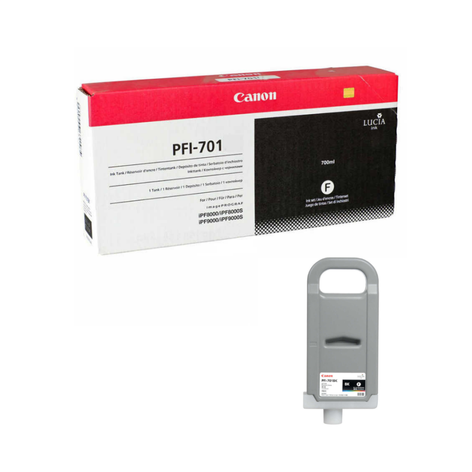 Canon PFI-701BK Siyah Orjinal Kartuş