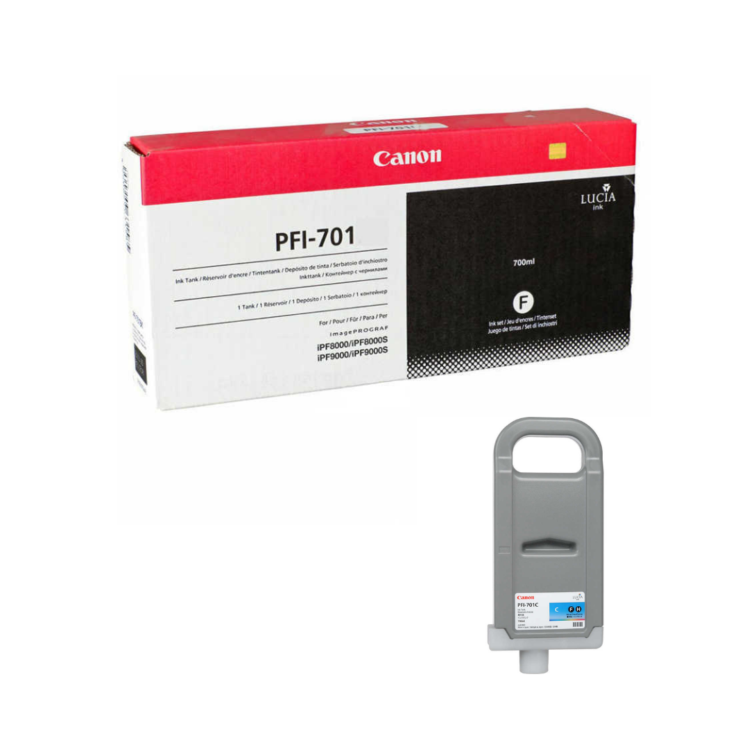 Canon PFI-701C Mavi Orjinal Kartuş